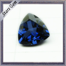 Треугольник бриллиант огранки 5х5мм горячая Распродажа синий Корунд Сапфир